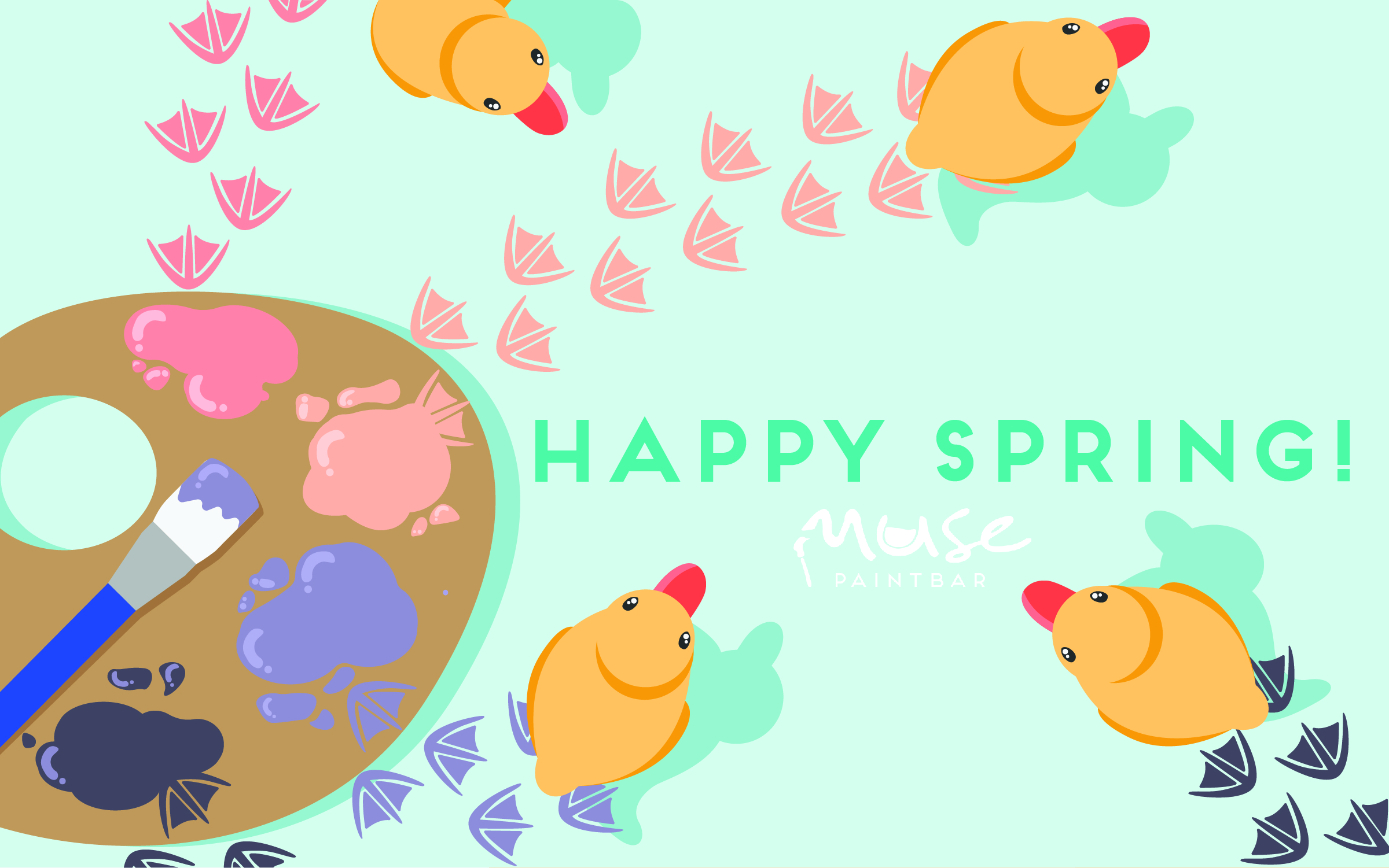 Happy Spring- Muse Paintbar Gift Card