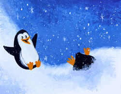 Snowy Slide Sillies- Muse Paintbar