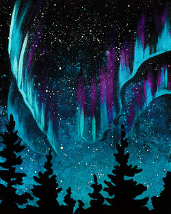 Nighttime Glow- Muse Paintbar