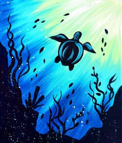 Deep Blue Sea- Muse Paintbar