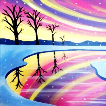 Canvas Painting Class on 02/03 at Muse Paintbar Gaithersburg