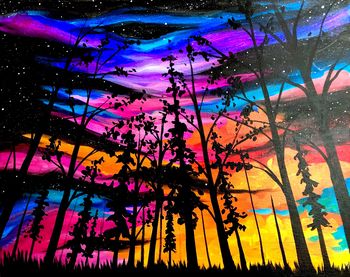 Canvas Painting Class on 05/06 at Muse Paintbar Virginia Beach