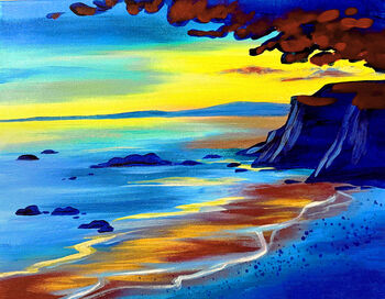 Canvas Painting Class on 05/13 at Muse Paintbar West Palm Beach