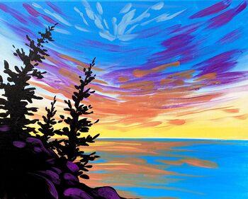 Canvas Painting Class on 05/11 at Muse Paintbar National Harbor