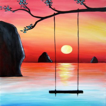 Canvas Painting Class on 04/17 at Muse Paintbar Garden City