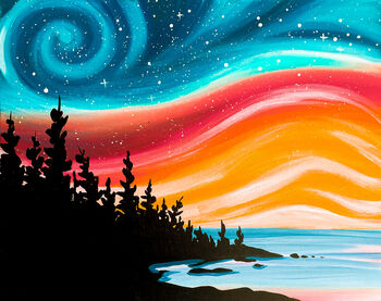 Canvas Painting Class on 04/21 at Muse Paintbar Portland