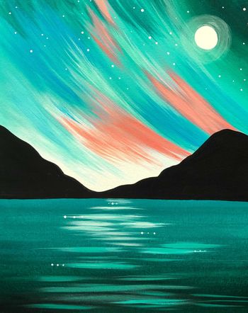 Canvas Painting Class on 06/29 at Muse Paintbar Portland