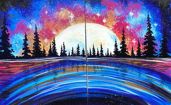 Couple's Paint Night on 06/15 at Muse Paintbar One Loudoun