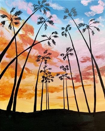 Canvas Painting Class on 06/27 at Muse Paintbar Virginia Beach