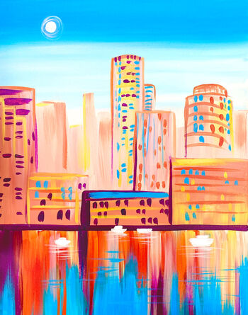 Canvas Painting Class on 04/15 at Muse Paintbar NYC - Tribeca