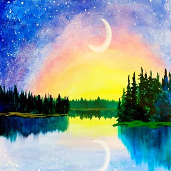 Canvas Painting Class on 04/23 at Muse Paintbar West Hartford