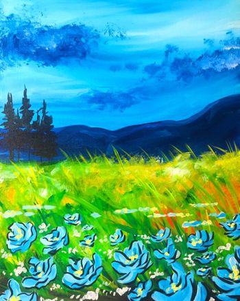 Canvas Painting Class on 04/21 at Muse Paintbar Portland