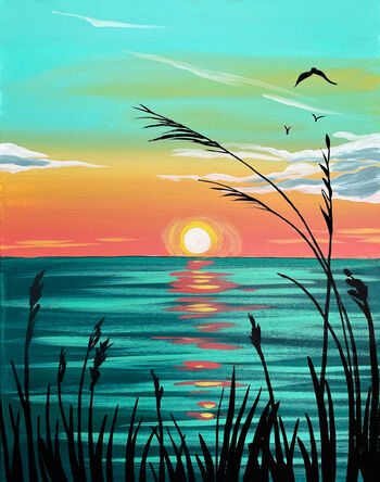 Canvas Painting Class on 04/13 at Muse Paintbar Virginia Beach