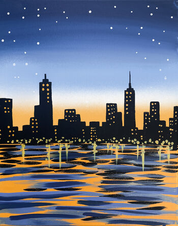 Canvas Painting Class on 05/27 at Muse Paintbar NYC - Tribeca
