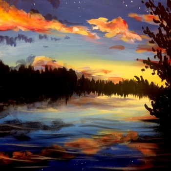 Canvas Painting Class on 05/11 at Muse Paintbar Ridge Hill