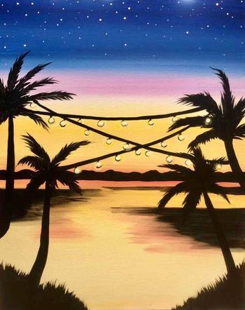 Canvas Painting Class on 05/05 at Muse Paintbar NYC - Tribeca