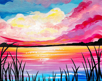 Canvas Painting Class on 03/28 at Muse Paintbar Ridge Hill