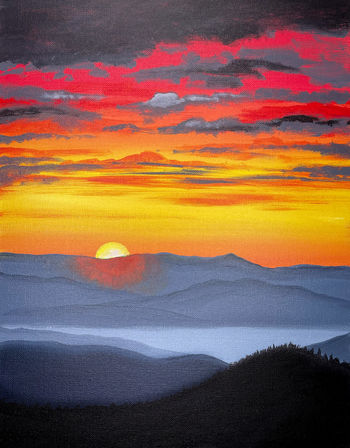 Canvas Painting Class on 05/23 at Muse Paintbar Virginia Beach