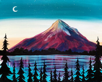 Canvas Painting Class on 05/10 at Muse Paintbar Portland