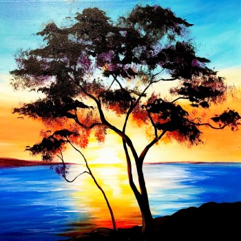 Canvas Painting Class on 04/26 at Muse Paintbar Providence