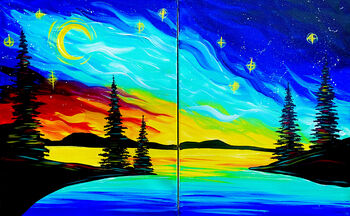 Couple's Paint Night on 04/27 at Muse Paintbar Legacy Place