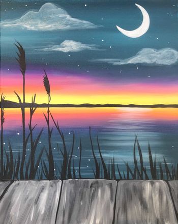 Canvas Painting Class on 02/13 at Muse Paintbar Gaithersburg