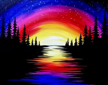 Canvas Painting Class on 06/06 at Muse Paintbar One Loudoun