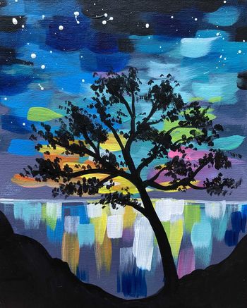 Canvas Painting Class on 05/14 at Muse Paintbar West Hartford