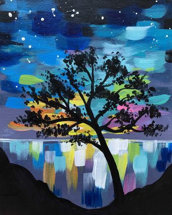 Canvas Painting Class on 05/14 at Muse Paintbar Patriot Place