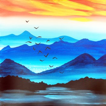 Canvas Painting Class on 04/07 at Muse Paintbar Ridge Hill