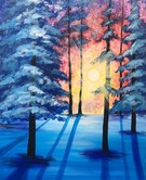 Canvas Painting Class on 01/10 at Muse Paintbar Gaithersburg