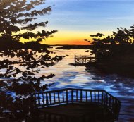 Canvas Painting Class on 05/27 at Muse Paintbar Patriot Place