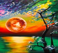 Canvas Painting Class on 12/03 at Muse Paintbar Annapolis
