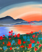 Canvas Painting Class on 04/16 at Muse Paintbar West Hartford