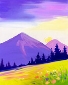 Canvas Painting Class on 06/23 at Muse Paintbar Portland