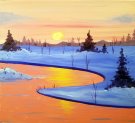Canvas Painting Class on 12/09 at Muse Paintbar Annapolis