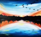 Canvas Painting Class on 05/02 at Muse Paintbar West Hartford