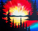 Canvas Painting Class on 04/05 at Muse Paintbar West Hartford