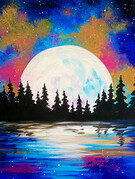 Canvas Painting Class on 04/28 at Muse Paintbar Arlington