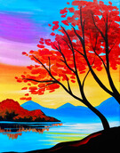 Canvas Painting Class on 06/04 at Muse Paintbar Assembly Row