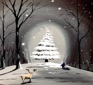 Canvas Painting Class on 12/13 at Muse Paintbar Annapolis