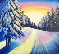 Canvas Painting Class on 12/21 at Muse Paintbar Annapolis