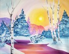 here Canvas Painting Class on 12/01 at Muse Paintbar Gaithersburg