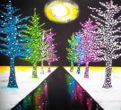 here Canvas Painting Class on 12/22 at Muse Paintbar Gaithersburg