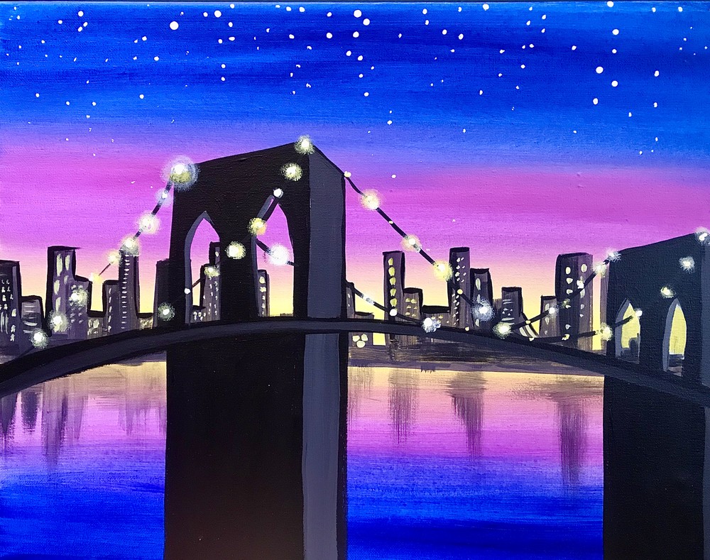Brooklyn Bridge Blues Painting Class On Apr 13 2025 At 6 30 8 30 PM BrooklynBridgeBlues