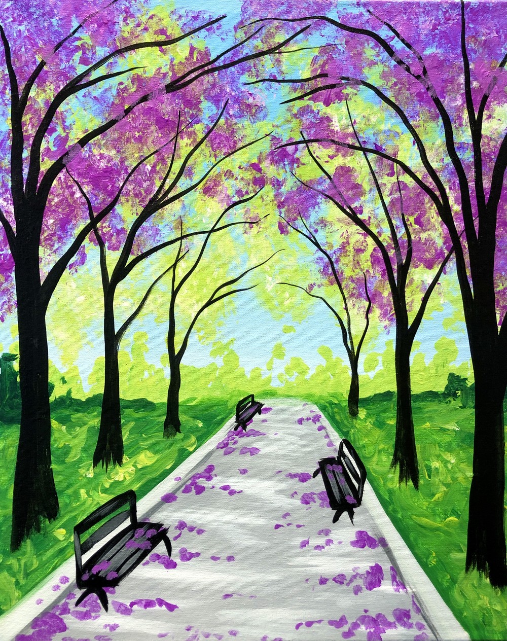 Central Park Painting Class Muse NYC Tribeca