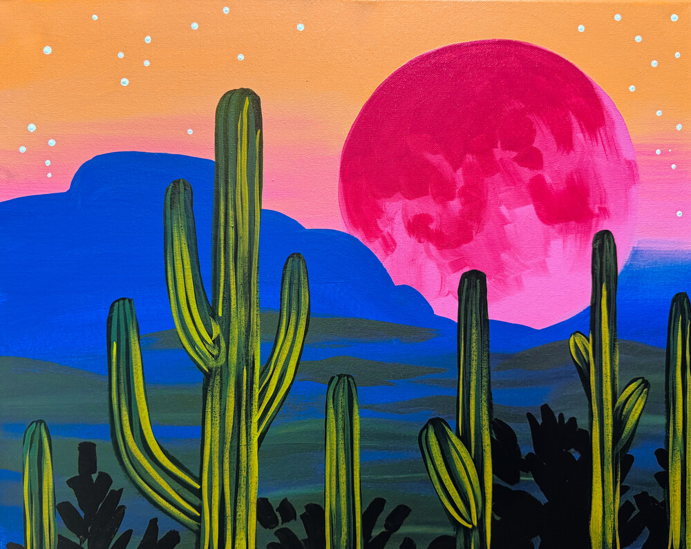 Desert Moonrise Painting Class On Feb 26 2025 At 7 00 9 15 PM Muse DesertMoonrise