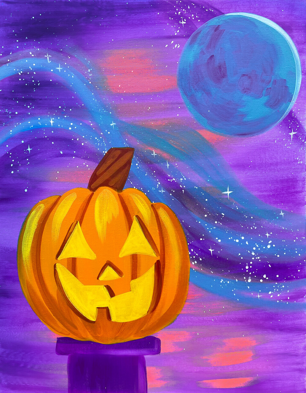 Halloween Town Painting Class Muse Garden City