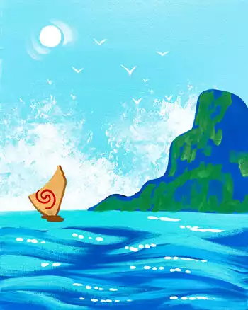 Canvas Painting Class on 07/11 at Muse Paintbar Milford