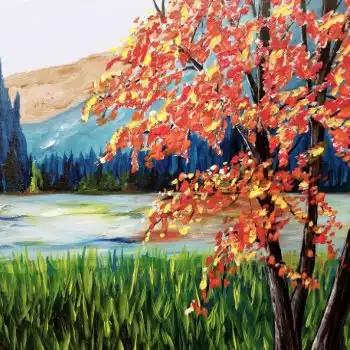 Canvas Painting Class on 09/16 at Muse Paintbar Gaithersburg